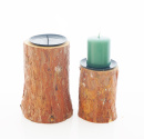 Kerzenhalter - Kerzenständer aus Holz im...