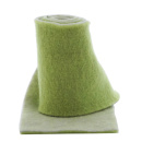 Wollband zweifarbig grün - grau, B15 cm, L1 m, Filz...